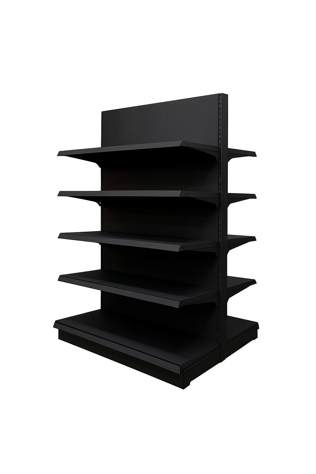 Black Double Sided Gondola Unit - Image 1