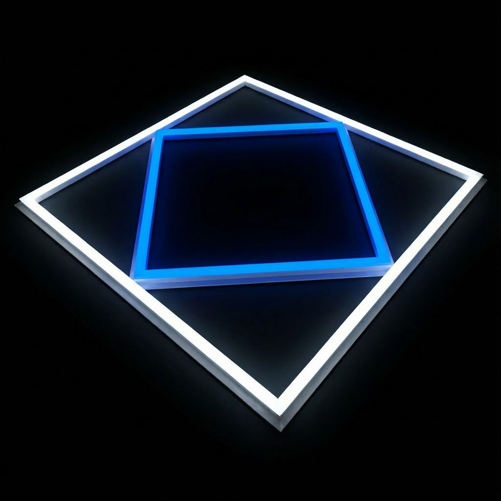 Blue + White Double Diamond (Blue + White) - Image 1