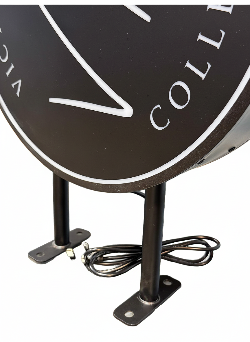 Projection Sign - Round - Side Mount 3