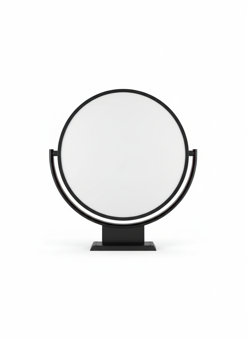 Projection Sign - Round Light Box - 60 cm - Rotating 3