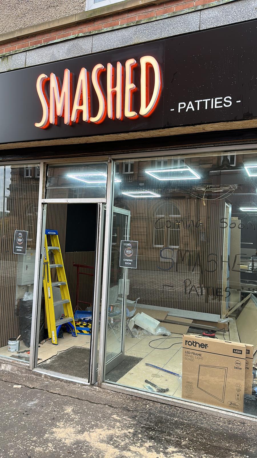 Smashed Sign Display